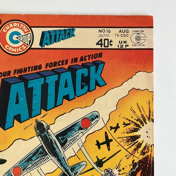 Attack #16 (1979) #38 (1983) Charlton Comics UC Lot of 2 Comic Books - Picture 4 of 13
